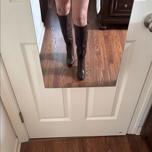 BareTraps Brown Heeled Boots Classic Style